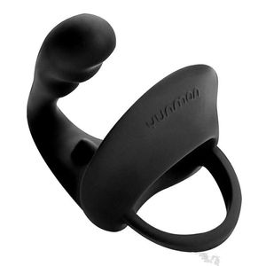 New Brand Wear type Male Prostate Massager Butt Plug Silicone Anal Cock Ring Sex Toys For Men