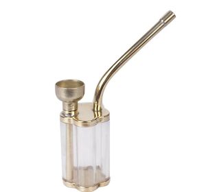 Wholesale hookah brass for sale - Group buy Brass pipe protection hookah smoking card installed smoke filter