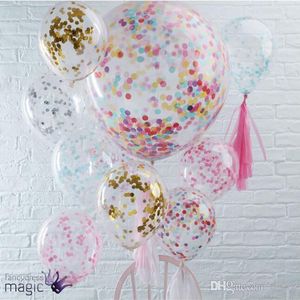 12 inch sequin opblaasbare lucht ballon foam latex ronde magische ballonnen voor thuis bruiloft decoraties kits goede kwaliteit SL DD