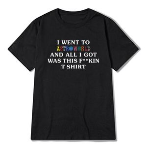rap tişörtleri toptan satış-Erkek T Shirt Astroworld Rapçi Erkek Tasarım T Shirt Yüksek Sokak Mektup Baskı Tees Erkekler Kadınlar Moda Streetwear Tshirt Tops