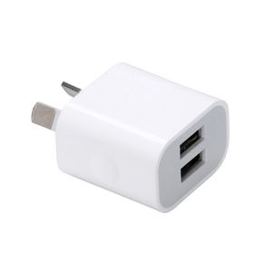 Wholesale iphone au plug resale online - Dual interface USB Power Adapter V A Australia New Zealand AU Plug Wall Charger For iPhone for Samsung Smart Phone