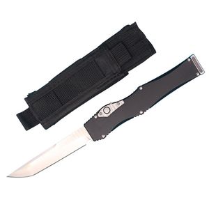 bolsa de cuchillas al por mayor-Promoción Allvin Fabricación Auto Tactical Cuchillo D2 Tanto Satin Blade T6061 Mango de aluminio EDC Cuchillos de regalo de bolsillo con bolsa de nylon