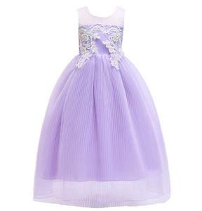 büyük tutuş toptan satış-Avrupa Büyük Kız Elbise Çocuk Nakış Pileli tül Etek Bebek Çocuk Tül Parti Elbise Kız Dantel Balo Tutu Prenses Elbise W334