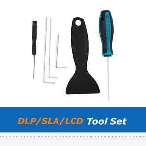 fóton anycubic. venda por atacado-Impressoras D Peças SLA DLP Install Set Spade Faca chave kit de ferramentas de chave de fenda para Photon Anycubic UV LCD WANHAO D7