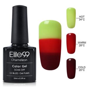 3 Color Nails UV Gel Polish Chameleon Mood Changing Gel Polish Led UV Gel Lacquer Nail Gels Manicure Varnish ML PC