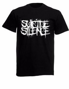 banda negra camisetas al por mayor-Camisetas para hombres Suicide Silence Band Mens Unisex Black Rock T shirt Tamaños S XXXL