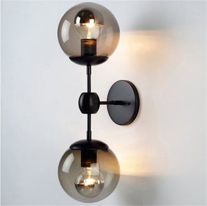 Creative Vintage Industrial Edison Wall Lamps Clear Glass Sconce Warehouse Light Fixtures Bedside Cafe Lighting
