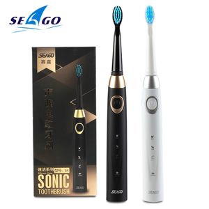 Seago Electric Toothbrush Akumulator Elektroniczny Szczoteczka do zębów Automatyczna Sonic Toothbrush Pielęgnacja Dental Dorosłych Zęby Elektryczne Szczotka C18112601