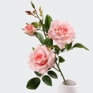 3 головки оптовых-ramown eads paris розы искусственные растения декоративные шелковые цветы для украшения домашнего вечеринка