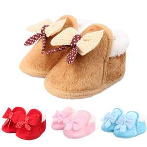 Wholesale infant boots for boys for sale - Group buy New Faux fur girls baby booties winter baby boys girls shoes winter infants warm shoes Leather boy baby boots