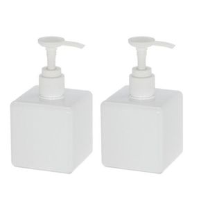 gel-pumpenspender großhandel-250ml Nachfüllbare Flasche Dusche Gel Shampoo Dispenser Hand Seifenpumpe Container Flüssigkeit Flaschen für Küche Badezimmer