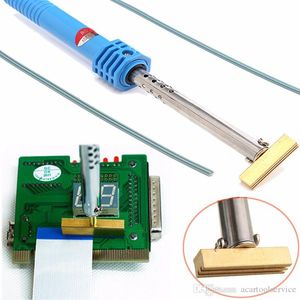 ACT V Soldering Iron T Tip LCD Pixel Ribbon Cable Repair W Soldering Iron with T head T shape head soldering flat lcd connector