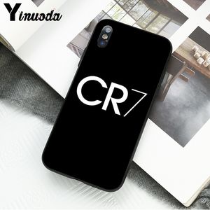 Wholesale apple football resale online - CR7 logo cristiano ronaldo Football Case for Apple iPhone S Plus X XS MAX S SE XR pro max Cases