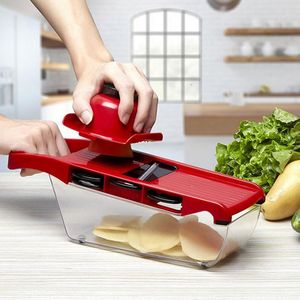 Wholesale manual cheese grater resale online - Mandoline Slicer Vegetable Cutter with Stainless Steel Blade Manual Potato Peeler Carrot Cheese Grater Dicer Kitchen Accessories Tool