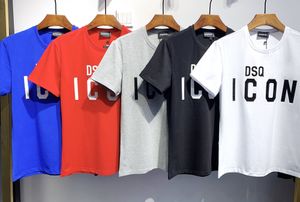 mens patterned shirts achat en gros de DSQ Phantom Tortue ss New Mens Designer T shirt Paris Mode T shirts Été DSQ Motif T shirt Homme Top Qualité coton Top