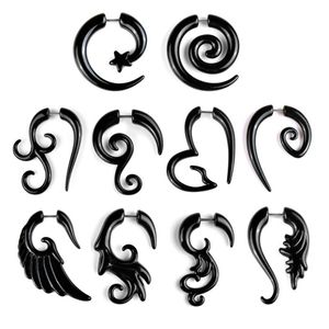 Multi Shapes of Acrylic Ear Spiral Tapers Plugs Tunnels Expander Hanger Gauges Earrings Stretching Body Piercings Jewelry