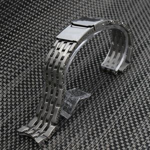 22мм изогнутый концевой браслет оптовых-22мм мм полировка матовый изогнутый конец браслеты для браслетов для часов Breitling