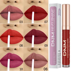 New colors matte lipsticks nonstick threaded tubular lip gloss brand waterproof long lasting makeup lips cosmetics ml