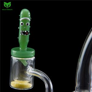 Komkommer Monster Glas Bubble Carb Cap Hat mm voor Platte Top Quartz Nail Glass Bong Roken Oil Wax Rig