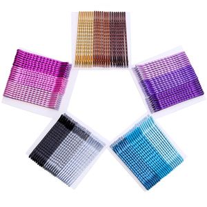 24st Color Clip Basic Hairpin Naturligt Vacker Färg Hårklipp för tjejer Kvinnor Hårtillbehör Metall Barrette Headwear cm