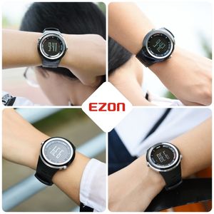 relojes inteligentes hombres al por mayor-CWP EZON S2 Bluetooth Deportes SmartWatch Call Reminder Pedómetro Pasos Contador Calorías Men s Smart Watch para iOS y Android