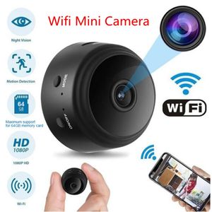 nachtvisionskamera. großhandel-A9 Mini Kamera Wifi Wireless Videokameras P Full HD Small Nanny Cam Night Vision Motion Aktiviert Covert Security Magnet