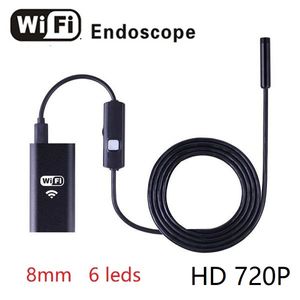 WiFi Endoscope camera mm led HD P Waterproof Smart WIFI Inspection Camera Borescope For Andorid and IOS Smartphone Tablet PC Windows