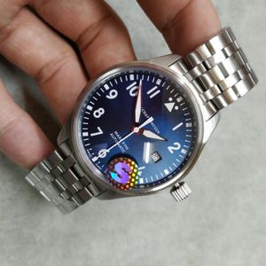 begrenzter verkauf großhandel-Top Verkauf Edelstahl Herren MARK XVIII Pilot limited edition kleiner Prinz Blau Dial Automatik Uhrwerk mm Armbanduhr