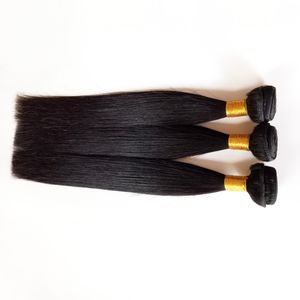 çince işlenmemiş saç toptan satış-Fabrika doğrudan satış Brezilyalı bakire insan saçı Doğal renk Toptan fiyat sıcak satış A sınıfı Çin Saç Uzantıları atkı işlenmemiş