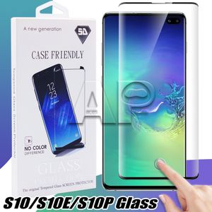 glas displayschutzfolie s9 plus
 großhandel-Case Friendly Screen Protector Temperiertes Glas für Samsung Galaxy S22 S21 S20 S9 HINWEIS Ultra S8 Plus Mate Pro D gekrümmte Version