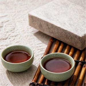 200g mogna puer te yunnan klassisk kokt puer te tegel organisk naturlig puer gammal träd svart puerh te bomull pappersförpackning föredragen
