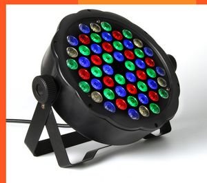 54 geführt bar großhandel-8 teile los DMX Control RGBW LED Par Licht Für Disco Party DJ Bar Lampe Musik Zeigen Strobe Projektor Bühne Lichteffekt