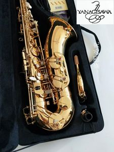 venda por atacado New Japan Yanagisawa T-902 Tenor Bb Tenor saxofone jogo Eletroforese de Ouro profissional sax tenor com bocal