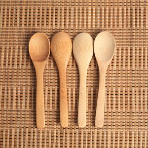 Wooden Jam Spoon Baby Honey Spoon Coffee Spoon New Delicate Kitchen Using Condiment Small cm RRA2837