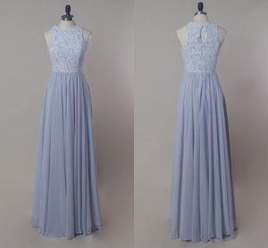 Wholesale lilac long formal dresses for sale - Group buy Real Photo Lilac Lace Long Bridesmaid Dresses Cheap Empire Ruched Chiffon Keyhole Back Pleated New Evening Party prom Formal Dress Gowns