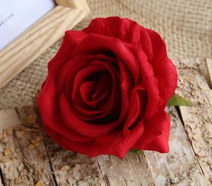 düğünler için diy buketleri toptan satış-İpek Gül Çiçek Kafa Süsleme Aksesuarları DIY Çiçek Buket Çiçek Duvar için Özel Malzeme Düğün Arch Duvar Süslemeleri