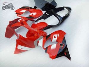 zx9r verkleidung rot großhandel-Anpassen Verkleidungs Kits für Kawasaki Ninja ZX9R Rote schwarze Verkleidungen Kits ZX R ZX9R