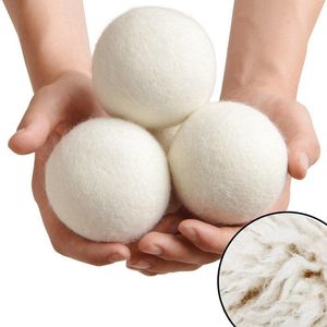 Wool Dryer Balls Premium Reusable Natural Fabric Softener inch cm Static Reduces Helps Dry Clothes in Laundry Quicker RRA1963