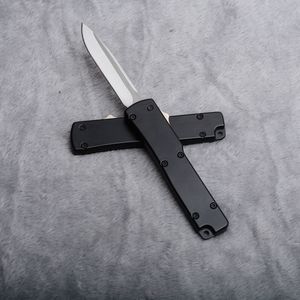 Mini Small Auto Tactical Knife C Drop Point Satin Finish Blade Black Handle Pocket Gift Knives EDC Gear Tools