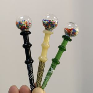 3種類ガラスダブル工具ワックスオイルタバコ喫煙ダッグキャップクォーツバンガーネイルガラス植物喫煙アクセサリーDABスティック彫刻ツール