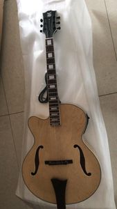 Gratis frakt Partihandel anpassad vänsterhänt String semi ihålig akustisk elektrisk gitarr i original Hot säljer Guitar180315