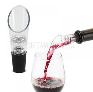 Wholesale wine bottle aerator pourer resale online - Wine Aerator Superior Quality Decanter Red Wine Pourer Pour Bottle Cork Decanter Pourer Portable Bar Tool Kitchen Accessories