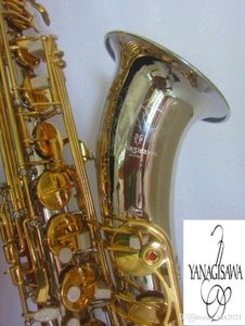 japão joga venda por atacado-Japão Yanagisawa T W037 saxofone tenor Bb niquelagem chave de ouro Tenor que joga o saxofone super profissional Tenor saxofone com caso
