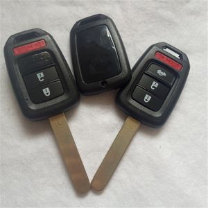 Uncut Knoppen Remote Auto Sleutel Shell Vervanging voor Honda Greiz Civic Cr V City FRV XRV VEZEL Lege Case FOB Cover