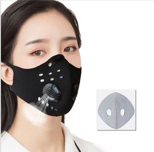 Outdoorowa jazda na rowerze maska aktywowany węgiel Anti smog neoprenowy twarz chronić maski jazda na rowerze jazda na rowerze Sporty regulowane Anti Nose maski