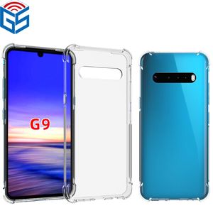 Dla LG G9 G7 G8 G8S G8X Thinq Crystal Class Case Case Anti Bnock Edge Style Przezroczyste Soft TPU Mobile Cover