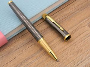 Wholesale black parker pen for sale - Group buy 3pc Business Parker IM Gun black Ornamentation With new golden piece Roller ball Pen