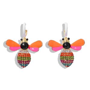 designer exaggerated unique special cute fish animal colorful diamond rhinestone crystal stud earrings for women girls