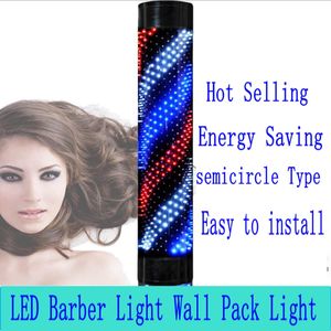 Wholesale red hair strip resale online - Barber Pole LED Light Classic Style Hair Salon Barber Shop Open Sign Rotating Red White Blue LED Strips with Remote control