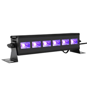 uv bühne großhandel-18W UV Lila Light Mini Größe LED Bar Lampe Mode Schwarz Light Effects Disco Party Bühnenbeleuchtung
